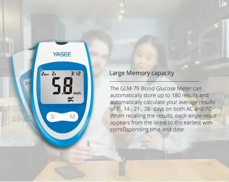 YASEE BLOOD GLUCOSE MONITOR GLM-79
